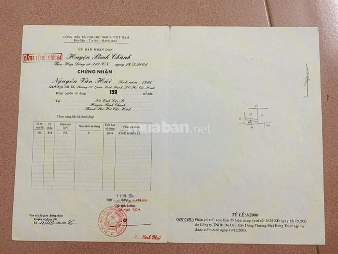 2.5tỷ Nhà hẻm xe hơi đường Vĩnh Lộc (5x30m) đúc 1 lầu 3PN vào ở liền