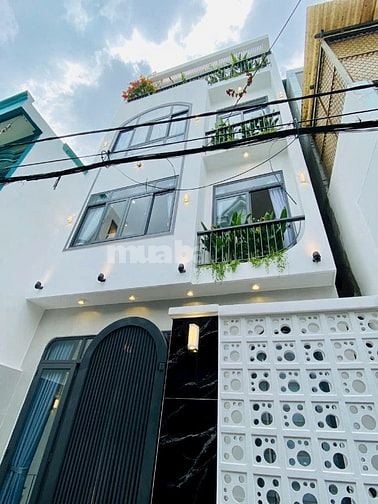 NHÀ PHỐ MỚI XÂY - HẺM Ô TÔ 5M 1T3L NGAY TRUNG TÂM SƯ VẠN HẠNH P12 Q10
