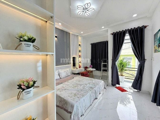 bán nhà phường Hiệp Thành quận 12 4x15 4 tấm hẻm xe hơi 6.45 tỷ 