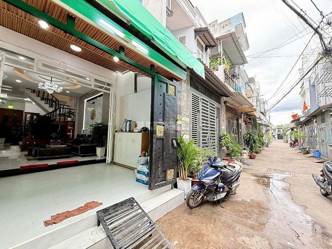 bán nhà phường Hiệp Thành quận 12 4x15 4 tấm hẻm xe hơi 6.45 tỷ 