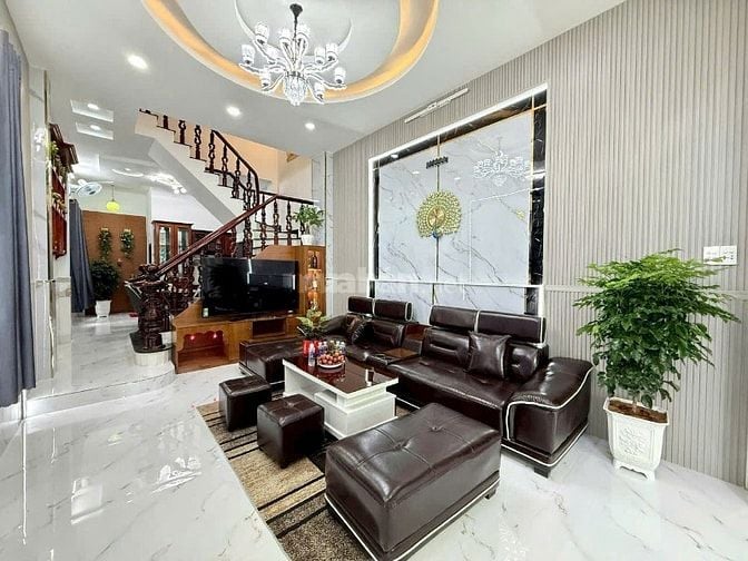 bán nhà phường Hiệp Thành quận 12 4x15 4 tấm hẻm xe hơi 6.45 tỷ 