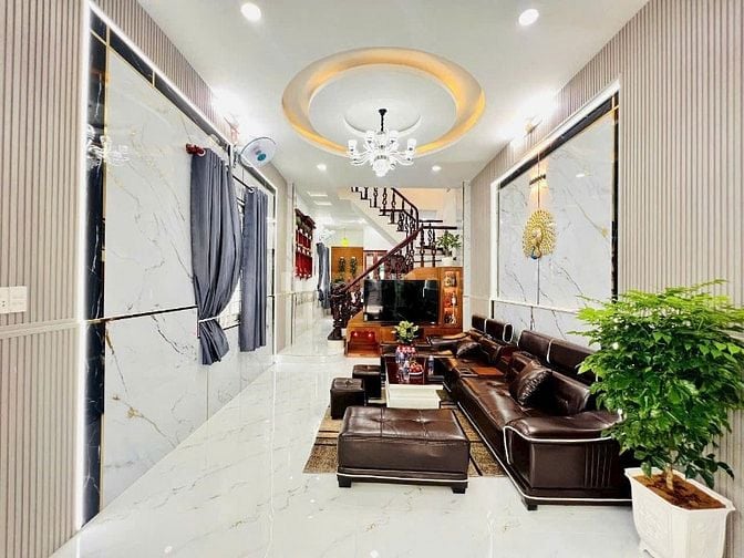 bán nhà phường Hiệp Thành quận 12 4x15 4 tấm hẻm xe hơi 6.45 tỷ 