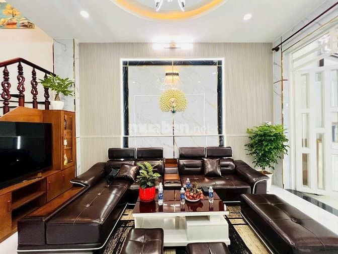 bán nhà phường Hiệp Thành quận 12 4x15 4 tấm hẻm xe hơi 6.45 tỷ 