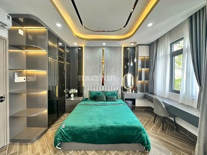 HOT.  BÁN NHÀ PHỐ MỚI XÂY 5x14 - 4 TẦNG - GARA OTO - 9T2 -GIÁP Q7 1KM