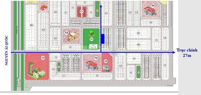 BÁN LÔ ĐẤT ĐỐI DIỆN C.VIÊN,TR.HỌC GIÁ CỰC KỲ RẺ 13tr/m2. LONG TÂN CITY