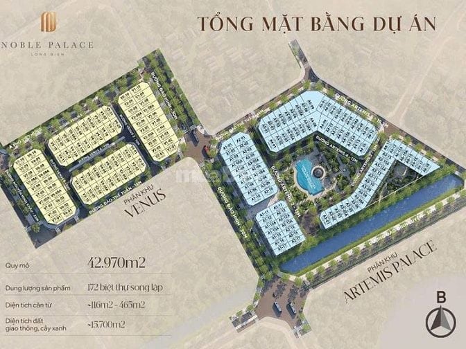 Bán Biệt Thự Noble Palace Long Biên – Trực Tiếp PKD CĐT – CK cực cao