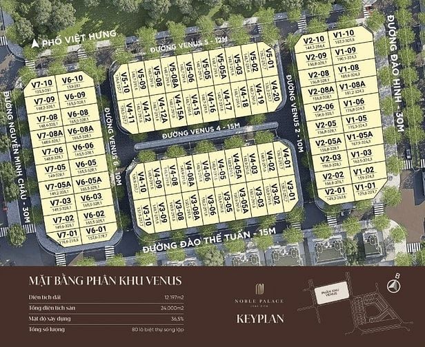 Bán Biệt Thự Noble Palace Long Biên – Trực Tiếp PKD CĐT – CK cực cao
