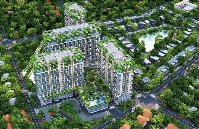 Nhà Nguyên căn 1 trệt 2 lầu - KDC Thăng Long Home - TĐ, Giá 18tr/th