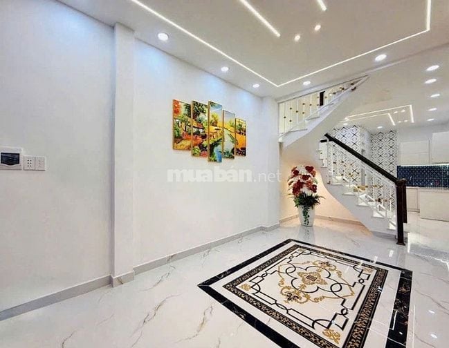 NHÀ MỚI XÂY XE HƠI ĐẬU ĐƯỢC TRONG NHÀ 1T1L 94,7m2 Đ. LÊ VĂN SỸ, P13 Q3
