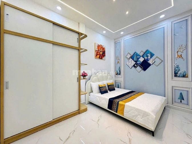 NHÀ MỚI XÂY XE HƠI ĐẬU ĐƯỢC TRONG NHÀ 1T1L 94,7m2 Đ. LÊ VĂN SỸ, P13 Q3