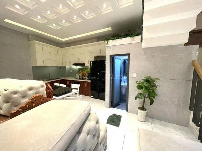 Nhà đẹp 4 tầng hẻm 318 Thống Nhất ngang 4.5m 63m2 gần UBND 8 tỷ xíu.