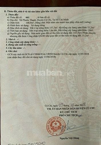 NHÀ ĐẸP Ở NGUYỄN THỊ CHUỖI, PHƯỚC THẠNH, CỦ CHI – 760 TRIỆU – SHR