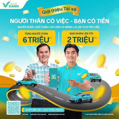 Tuyển 25 Tài xế Taxi - Thu nhập đến 30 triệu - Q9