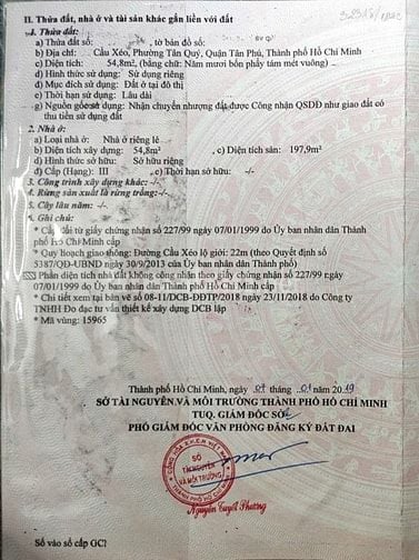 🌷 🌷 🌷 BÁN NHÀ MẶT TIỀN : 96 CẦU XÉO - P. TÂN QUÝ - Q. TÂN PHÚ - HCM
