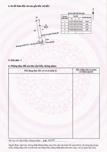 Bán 980m2 thổ cư (17x50 nh21) xã Bình An, MT đường nhựa dọc Kênh Thủ T