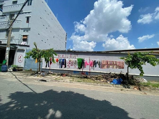 🔥Đất 5m x 20m Khu Tên Lửa, Tân Tạo, Bình Tân 
