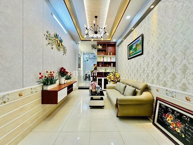 Bán nhà hẻm xe hơi 5m Hiệp Thành 13 Q12 58,7m2 - 2tỷ150tr