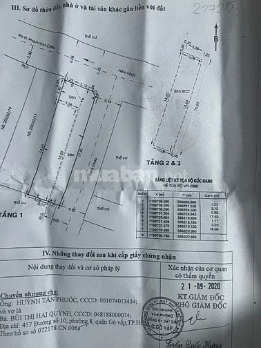 Bán nhà góc 2 mặt hẻm (5x18) 252/62/15 PHẠM VĂN CHIÊU P9 Gò Vấp 