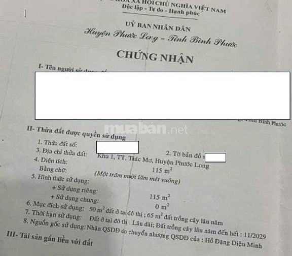 BÁN ĐẤT KDC GẦN CHỢ – TRƯỜNG HỌC, TIỆN Ở HOẶC KINH DOANH – GIÁ TỐT