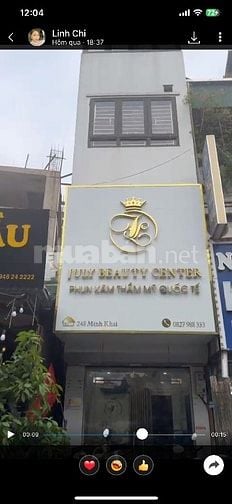 Bán nhà mặt phố Minh Khai, Hai Bà Trưng, 20m2x 5 tầng, hè rộng 