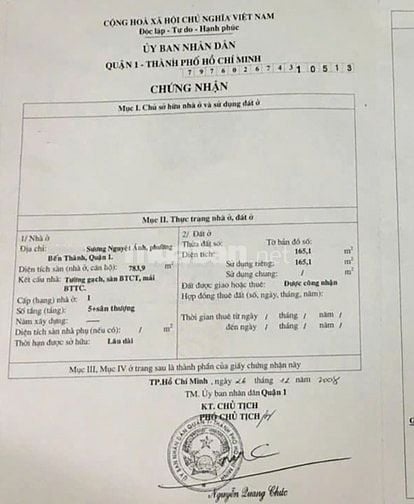 Bán nhà mặt tiền Sương Nguyệt Ánh, Quận 1, 2 mặt thoáng, 225m², 5 lầu