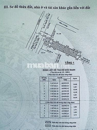  BÁN NHÀ MẶT TIỀN :  LÊ VĂN LƯƠNG - P. TÂN PHONG - Q. 7 - 