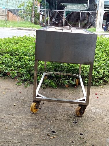 Bán lò nướng than inox kèm quạt thổi gió 