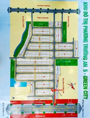 Chính chủ e cần bán lô đất mặt tiền kdc PTA5 cách kcn Tân bình 2km