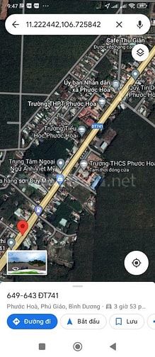 Chính chủ e cần bán lô đất mặt tiền kdc PTA5 cách kcn Tân bình 2km