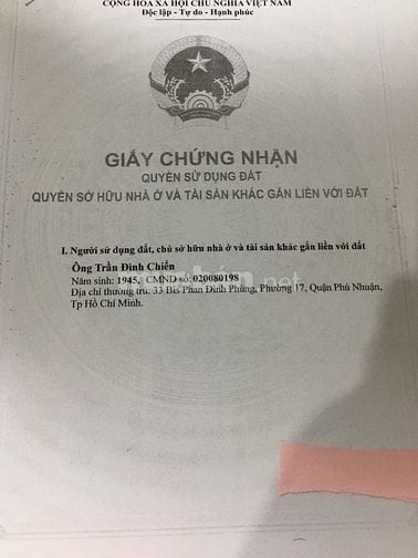 Chính chủ cần bán đất xã Tân Phú Trung, Củ Chi, HCM. 157 m2, 3 tỷ.