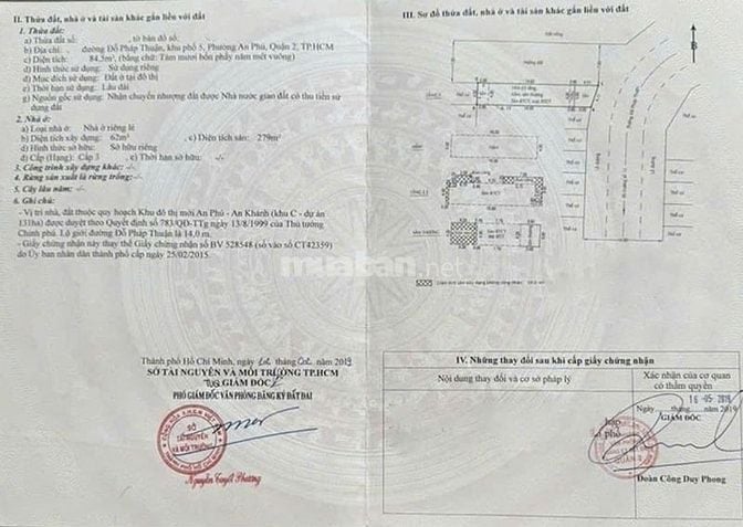 Bán nhà góc 2 mặt tiền Đỗ Pháp Thuận, An Phú, 165.4m², giá chỉ 38 tỷ