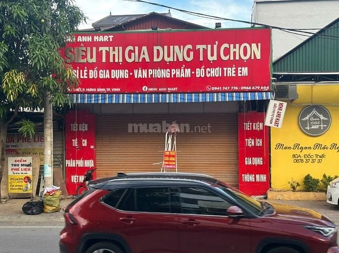 Chính chủ cho thuê kiot số 80 Dốc Thiết, P.Hưng Bình, TP.Vinh; 