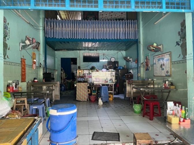 Bán nhà mặt tiền - Kinh doanh quán ăn lâu năm tại Thành Thái, Hòa Thàn
