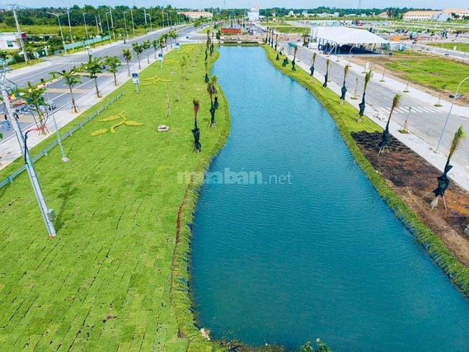 Đất nền sổ đỏ The 826EC, CĐT Hai Thành, mặt tiền đường Long Hậu, gần K