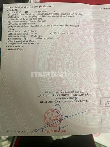 Nhà mặt tiền quốc lộ 1A Hoà Phước