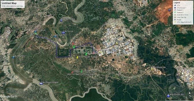 Nền shophouse Nhơn Trạch trục chính 22 mét vuông góc Nguyễn Ái Quốc!