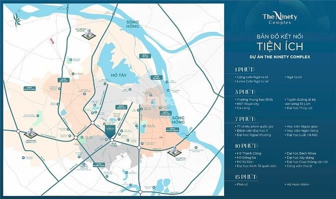 THE NINETY COMPLEX đối diện Royal city ngay Ngã Tư Sở 