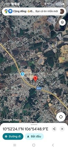 Bán đất mặt tiền đường Hồ Văn Huê xã Phước Tân Tp Biên Hòa giá 7 tỷ