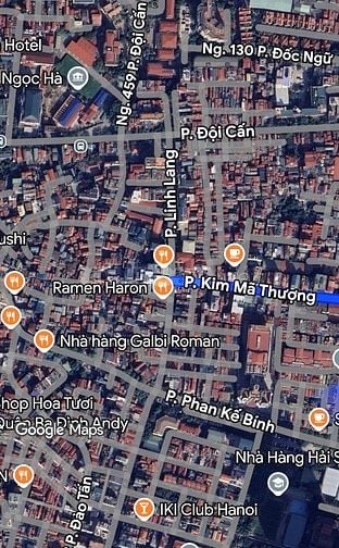 Cho thuê cửa hàng 45m2 tại Kim Mã Thượng, Ba Đình, giá 16 triệu VND