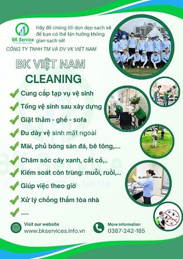  Dịch Vụ Vệ Sinh Công Nghiệp - Cung Cấp Tạp Vụ