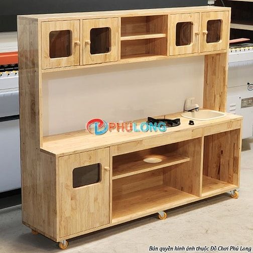 TỦ BẾP MẦM NON PL2552B – CHO TRẺ HÓA THÂN THÀNH “ĐẦU BẾP NHÍ”