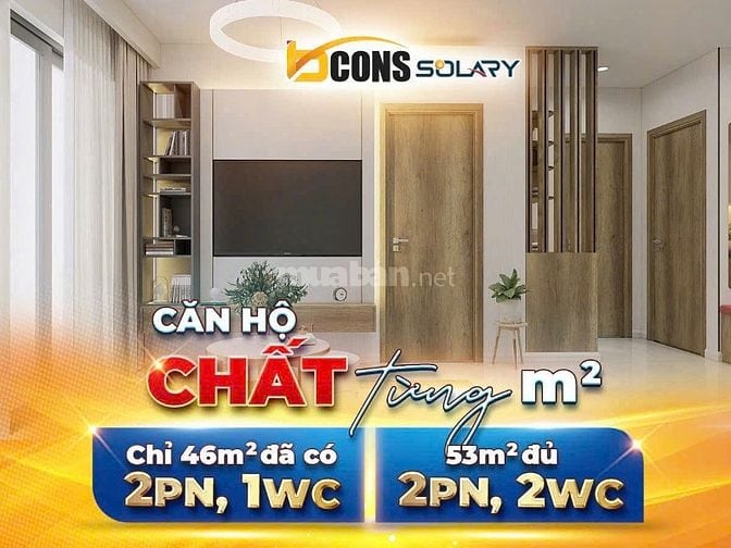 🍀CẦN BÁN CĂN HỘ BCONS SOLARY 2PN, DIỆN TÍCH 53M2, CÓ BAN CÔNG