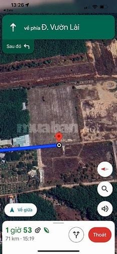 Chính chủ cần bán đất mặt tiền đường Trừ Văn Thố 23, xãTrừ Văn Thố,BB