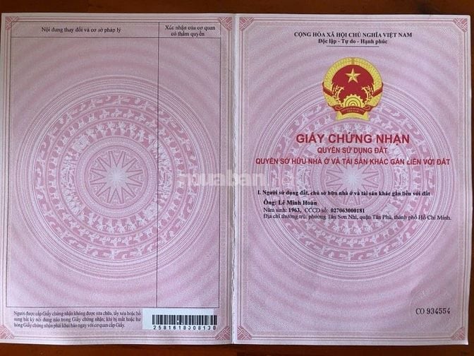 Chính chủ cần bán đất mặt tiền đường Trừ Văn Thố 23, xãTrừ Văn Thố,BB