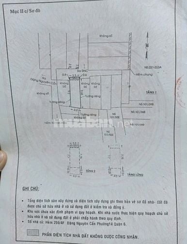 Nhà Q6 gần MT Đặng Nguyên Cẩn – 3PN – 2 tầng – 41m² – giá 3,95 tỷ (TL)