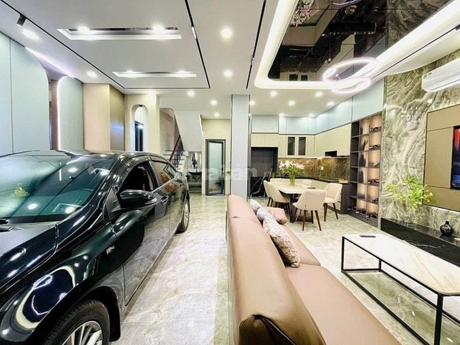 BÁN NHÀ MẶT TIỀN 60M2 4 TẦNG NGANG 6,4M GARA OTO ĐẸP KD ĐỈNH PHAN VĂN