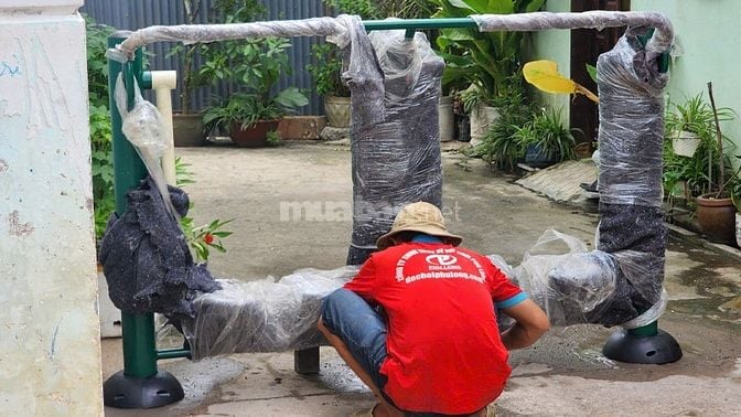 Máy tập xoay eo 3 đĩa dùng cho công viên PL3202