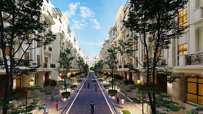 Bán nhà liền kề dự án Jade Lake đường Tây Thăng Long