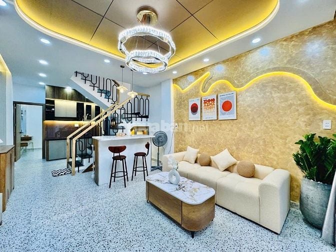 💥Nhà Hoàng Hoa Thám, P5, Phú Nhuận, 3,9*15m, 53,7m2, 2 Tầng 3PN  
