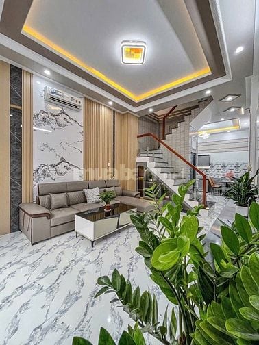 BÁN NHÀ 1T2L đúc MỚI - THIẾT KẾ HIỆN ĐẠI, Mặt Tiền, Gần Chợ An Khánh